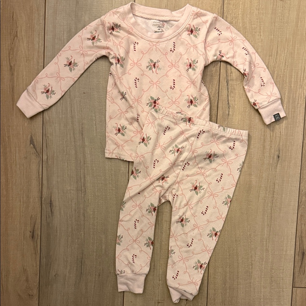 Pink Floral Kids Pajamas